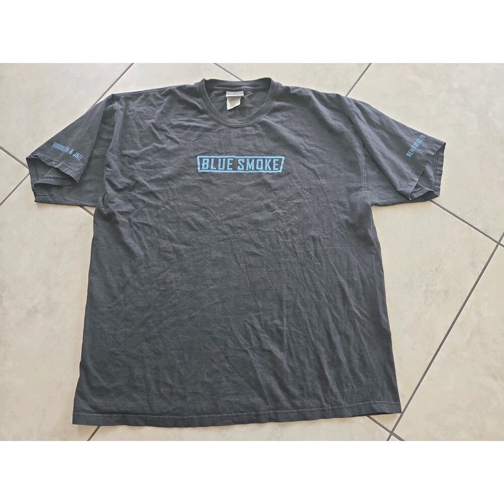 Blue Smoke NYC Jazz Bbq Restaurant Vintage T-shirt Sz Xl